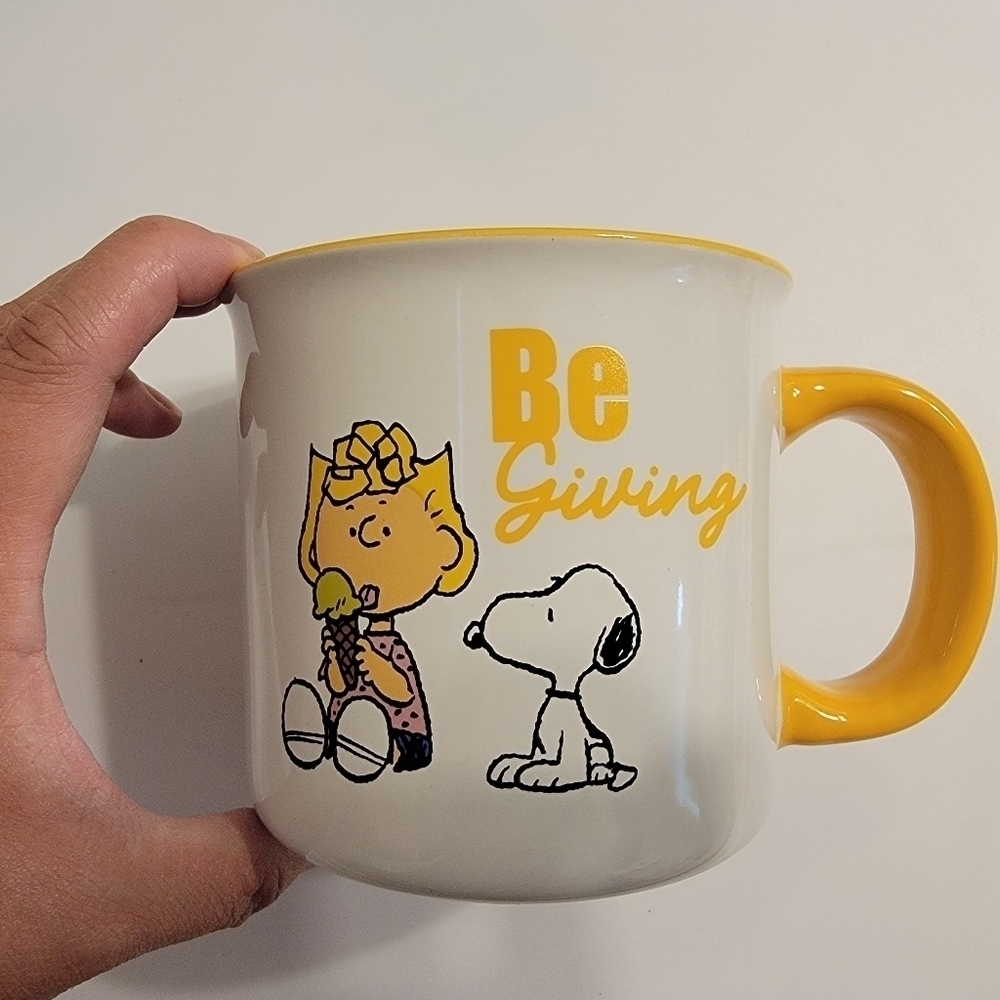 Lucy with Snoopy Oversized Mug